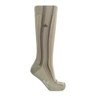Vivienne Westwood Socks, female, Green, Size: M Patterned Socks