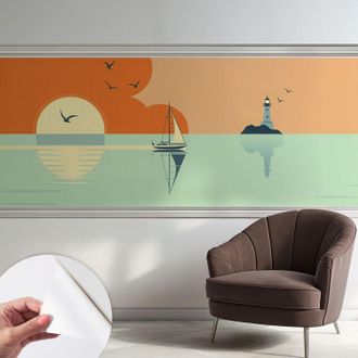 Tulup Fotomurale Adesivo - Murale Da Parete - Carta Da Parati Autoadesiva - Design Parete Moderno - Incanto Marino 250x104 Cm