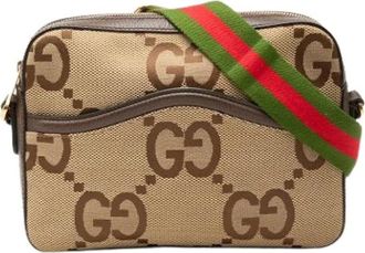 Gucci Pre-owned Vintage Crossbody Bag - Dames - Vintage Schoudertas - Beige - ONE Size - Vintage