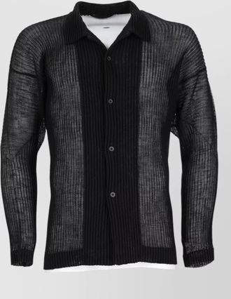 Homme Pliss&eacute; Issey Miyake pleated jumper
