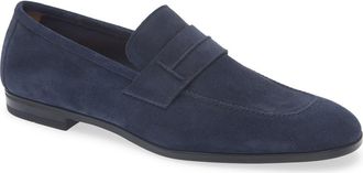 Tom Ford Sean Penny Loafer in Midnight at Nordstrom, Size 10.5Us