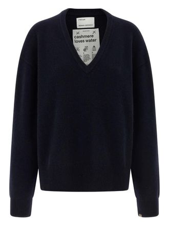 Extreme Cashmere V-neck long-sleevejumpers - Blue