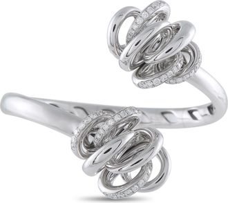 De Grisogono Vortice 18K White Gold 1.60ct Diamond Bracelet DG01-040826