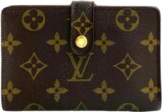 Louis Vuitton Brown Leather Pvc Wallet (Bi-Fold) (Pre-Owned)