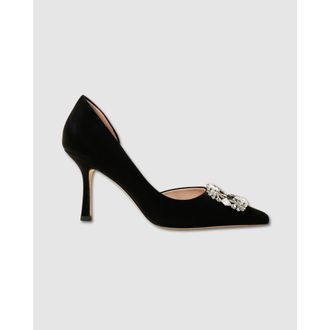Mi-Mai Astoria Leather Pumps by Diane Perreau in Black at Nordstrom, Size 10