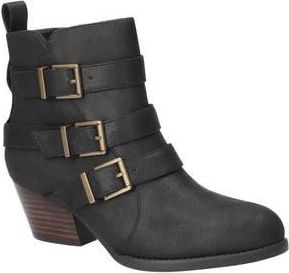 Bella Vita Bowie Buckle Strap Bootie - Multiple Widths Available in Black at Nordstrom Rack, Size 6.5