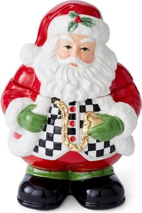 Spode Christmas Tree Santa Cookie Jar in Green at Nordstrom
