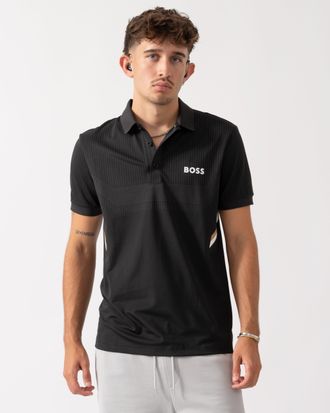 HUGO BOSS Paule Poloshirt in Zwart