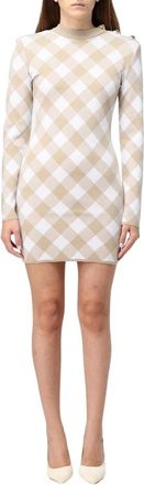 Balmain Mujer, Vestidos, Beige, Talla: S