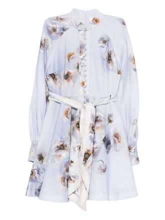 Zimmermann Hypnotic Linen Shirtdress