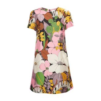 La DoubleJ Dames, Jurken, Veelkleurig, Maat: XL Zijde