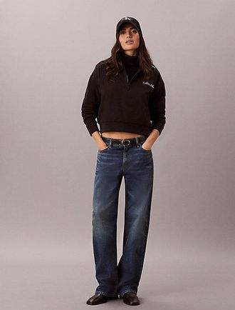 Calvin Klein Sudadera De Estar Por Casa De Punto De Algod&oacute;n Con Logo