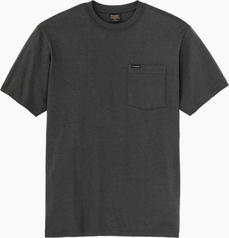 Filson Mens Filson Outfitter Pocket T-Shirt - Black - Size: 36