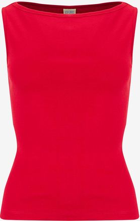 Flore Flore Tanktop mit U-Boot-Ausschnitt aus Biobaumwolle Timmi