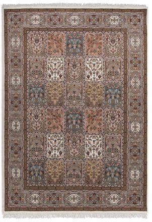 THEKO Alfombra oriental cl&aacute;sica de lana anudada a mano