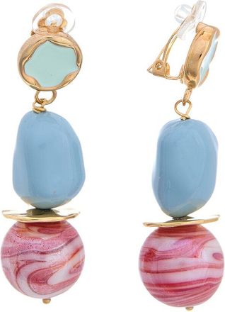 Oscar De La Renta Seaglass Drop Earrings