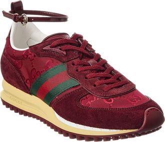 Gucci Re-Motion Gg Nylon & Suede Sneaker