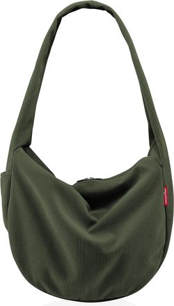 Reisenthel Umh&auml;ngetasche REISENTHEL Moonbag, Damen, Gr. B/H/T: 48cm x 33cm x 14cm, gr&uuml;n, Polyester, Taschen Umh&auml;ngetasche