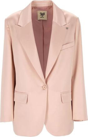 Aniye By Blazer con revers a lancia e spilla - Rosa