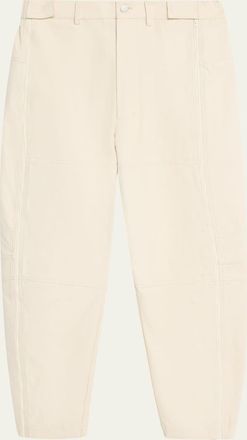 Mordecai Mens Cotton Side-Zip Flat-Front Trousers