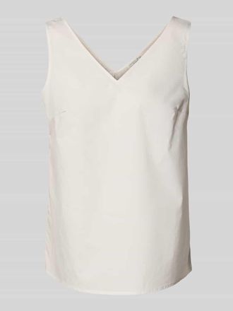 Christian Berg Regular Fit Blusentop mit V-Ausschnitt in Offwhite, Gr&ouml;&szlig;e 40