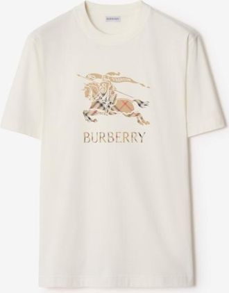 Burberry Knight Ombre Cotton T-shirt, Size Large