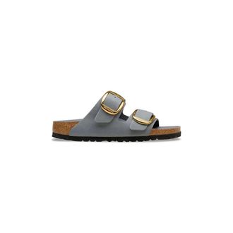 Birkenstock Dames, Schoenen, Grijs, Maat: 38 EU Leer