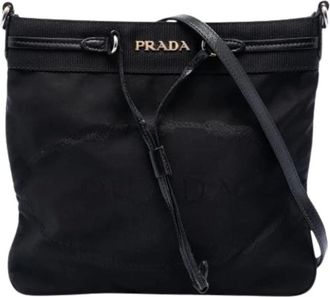 Prada Borsa a tracolla vintage Pre-owned in nylon - - Pre-owned - Donna - Nero - ONE SIZE