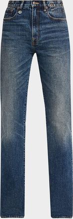 R13 Jane High-Rise Straight Jeans