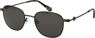 Replay Bicolor Metalen Zonnebril - unisex - Zonnebrillen - Zwart - ONE Size - Accessoires