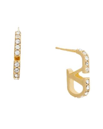 Valentino Vlogo Signature Swarovski Earrings