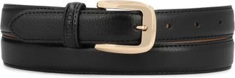 Kazar Klassieke Riem - Dames - Riemen - Zwart - 120 CM - Leer - Accessoires