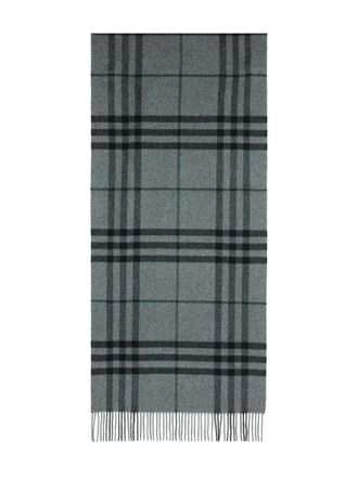 Burberry cashmere scarf - men - Cashmere - OS - Grey