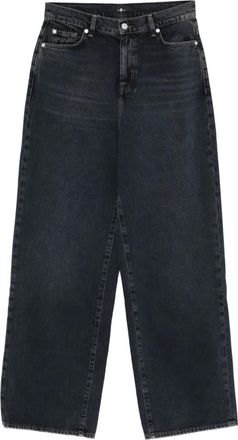 7 For All Mankind Jeans Slouchy - Nero