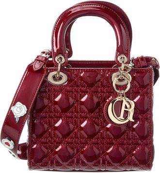 Tiffany & Fred Mini Quilted Patent Satchel