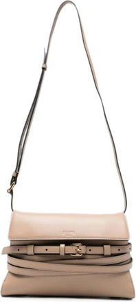 Moschino Tassen, Dames, Beige, ONE Size, Nylon, Buckle Schoudertas