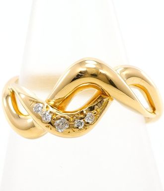 C&A Yellow Gold Yellow Gold (18K) Band Ring (Pre-Owned)