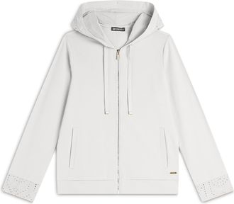 Freddy Felpa con cappuccio ricamato e zip