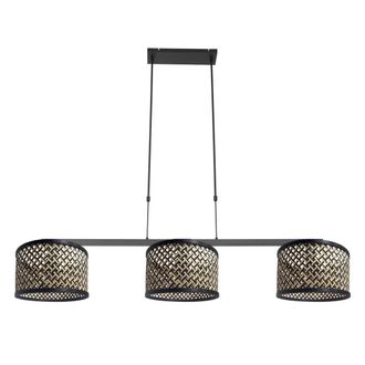 Steinhauer L&aacute;mpara Colgante - Stang - Negro - Bamb&uacute; Metal - - Steinhauer