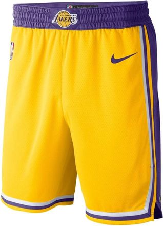 Nike Los Angeles Lakers Icon Edition NBA Swingman Shorts - Heren - Sport - Geel - Maat: M Taf