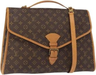 Louis Vuitton Pre-owned Handbags, female, Brown, Size: ONE SIZE Pre-owned Vintage Canvas Handbag
