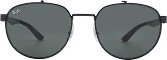 Ray-Ban Ray Ban Dark Green Pilot Unisex Sunglasses RB3736 002/71 56