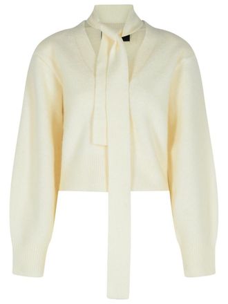 Rotate Karolyn Ivory Alpaca Blend Sweater