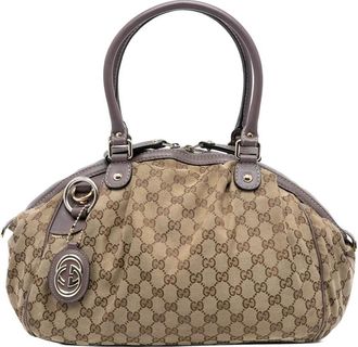 Gucci Borsa a tracolla Sukey in tela GG 2016-2025 - Marrone