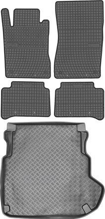 OEM Juego De Alfombrillas De Goma Para Coche Y Maletero Para Mercedes Clase E W211 Sed&aacute;n/familiar (2002-2009)
