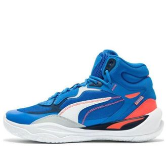 Puma Playmaker Pro Mid Basketball Shoes Blue 377902-08