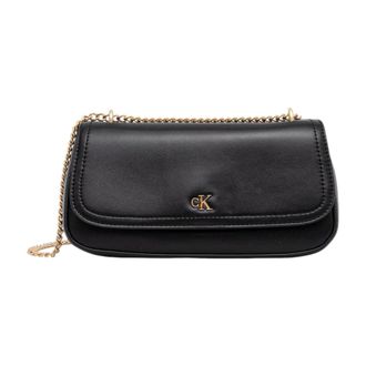 Calvin Klein Cross Body Bags, female, Black, Size: ONE SIZE Convertible Chain Small Bag