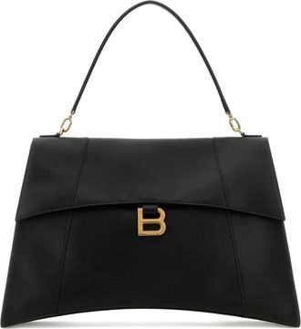 Balenciaga Borsa a mano Hourglass strutturata - Nero