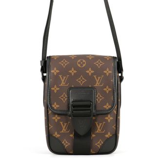 Louis Vuitton Black Monogram Macassar Noir Monogram Handbag Shoulder Bag (Pre-Owned)