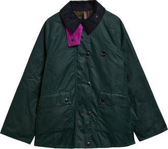 Barbour ba x Paul Smith Spey Wax Jkt Fw26 Wax Cot Outw